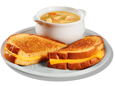 55+ Grilled Cheese Sandwich & Soup
