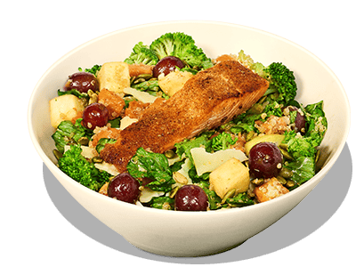 Harvest Quinoa with Salmon Bowl