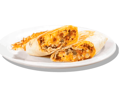Chorizo Egg Burrito Breakfast