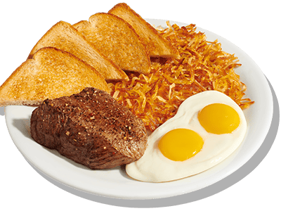 Sirloin Steak & Eggs Breakfast
