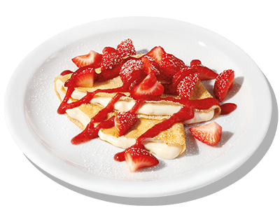 Berry Vanilla A La Carte Breakfast Crepe