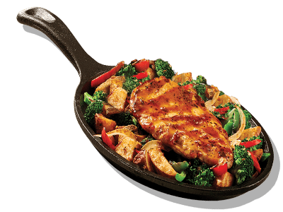 Bourbon Chicken Skillet Dinner