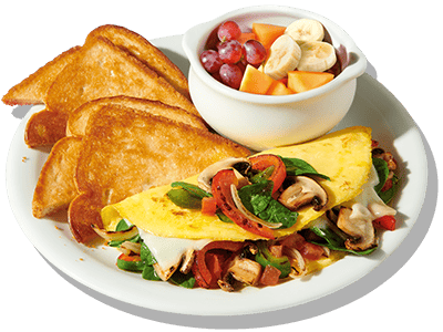 Loaded Veggie Omelette