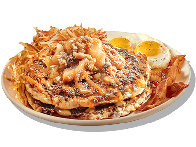 Cinnamon Apple Crisp Pancake Slam