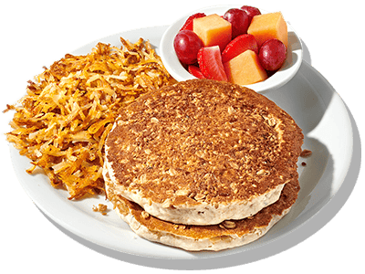 Plant Based Hearty 9Grain Pancakes Slam